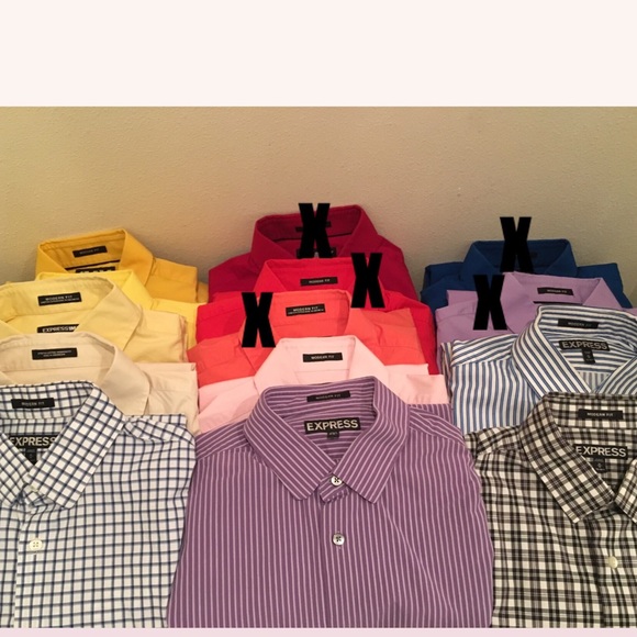 🔥MEGA SALE🔥Men’s Express Shirts LIKE NEW - Picture 5 of 5
